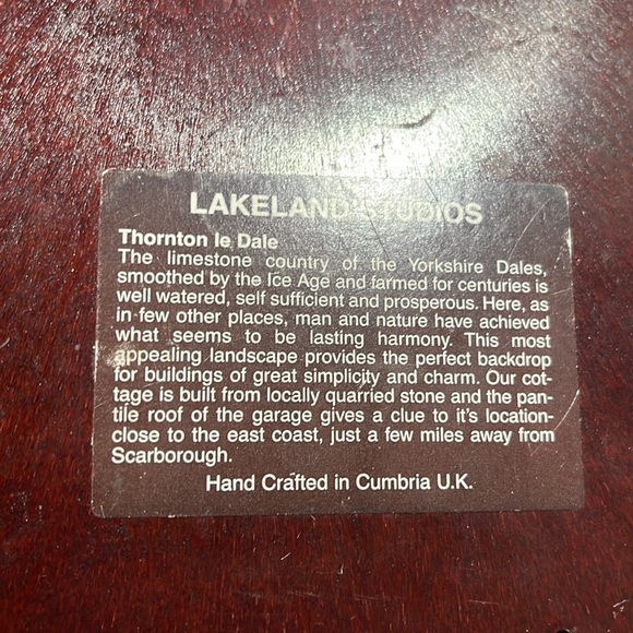 Lakeland Studios Mounted 3D Art Thornton le Dale - Picture 4 of 5
